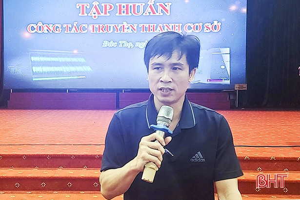 Hơn 100 học viên được tập huấn công tác truyền thanh cơ sở