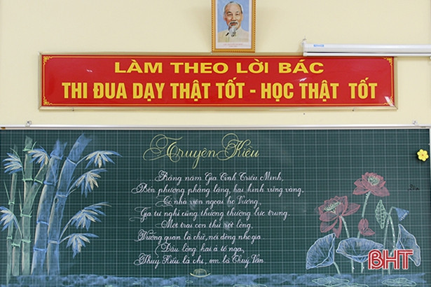 117 giáo viên, học sinh Nghi Xuân trổ tài viết chữ đẹp