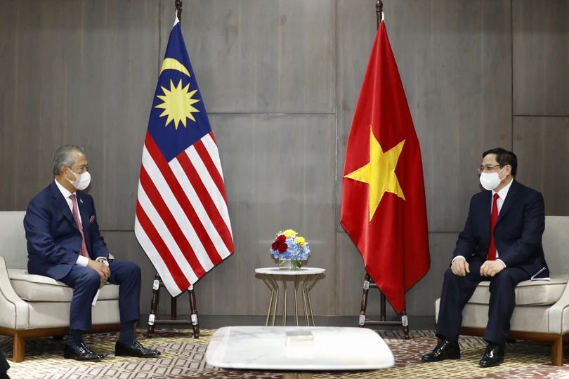 Thủ tướng Chính phủ Phạm Minh Chính gặp gỡ song phương Thủ tướng Campuchia, Singapore, Malaysia