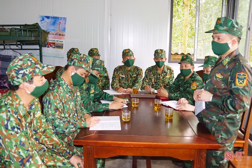 Kiểm tra các chốt phòng dịch Covid-19 trên tuyến biên giới Việt – Lào khu vực Hà Tĩnh