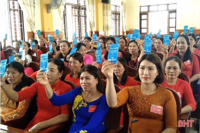 Gấp rút hoàn thành đại hội phụ nữ cấp cơ sở ở Hà Tĩnh trước cuộc bầu cử