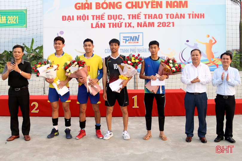 Thạch Hà vô địch Giải Bóng chuyền nam Đại hội Thể dục - thể thao Hà Tĩnh 