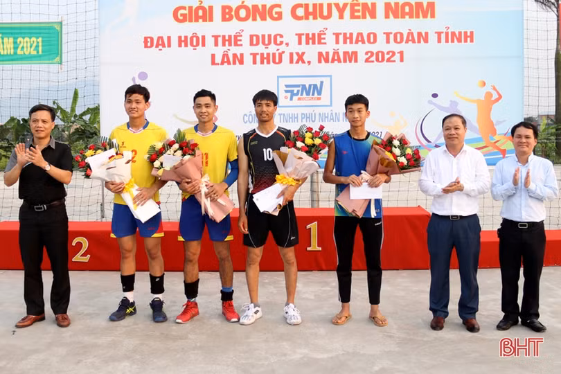 Thạch Hà vô địch Giải Bóng chuyền nam Đại hội Thể dục - thể thao Hà Tĩnh 