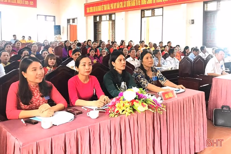 Gấp rút hoàn thành đại hội phụ nữ cấp cơ sở ở Hà Tĩnh trước cuộc bầu cử