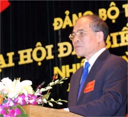 Phó Thủ tướng Thường trực Chính phủ Nguyễn Sinh Hùng phát biểu chỉ đạo Đại hội