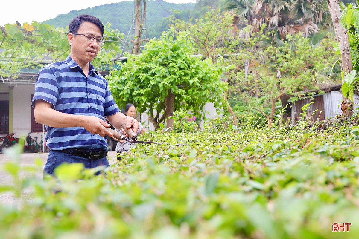 នៅភូមិ១ (ឃុំ An Phu, Vu Quang) ប្រជាជនក៏រក្សាសកម្មភាពកសាងជនបទថ្មី។ bqbht_br_img-4573-copy.jpg
