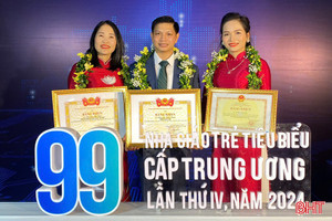 Hà Tĩnh có 3 nhà giáo trẻ được tuyên dương tiêu biểu cấp Trung ương