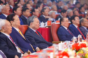 Trang trọng Lễ kỷ niệm 120 năm Ngày sinh Tổng Bí thư Hà Huy Tập