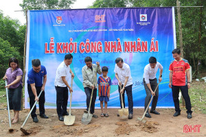 Đoàn thanh niên Báo Hà Tĩnh khởi công nhà nhân ái cho hộ khó khăn