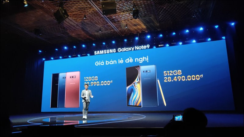 Samsung giới thiệu Galaxy Note 9 tại Việt Nam, giá thấp nhất 22,9 triệu đồng ảnh 7 Samsung giới thiệu Galaxy Note 9 tại Việt Nam, giá thấp nhất 22,9 triệu đồng