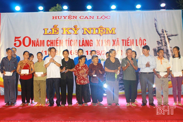 Can Lộc kỷ niệm 50 năm chiến tích Làng K130