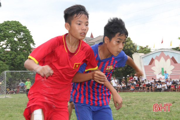 Cổ Đạm vô địch Giải bóng đá thiếu niên huyện Nghi Xuân