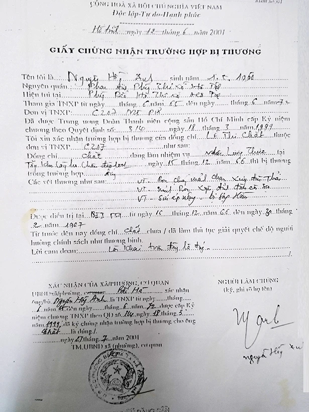 Làm giả hồ sơ thương binh, hưởng chế độ hơn 16 năm mới bị phát hiện