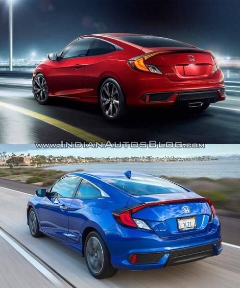 Honda Civic 2016 và Honda Civic 2019 có gì khác biệt?