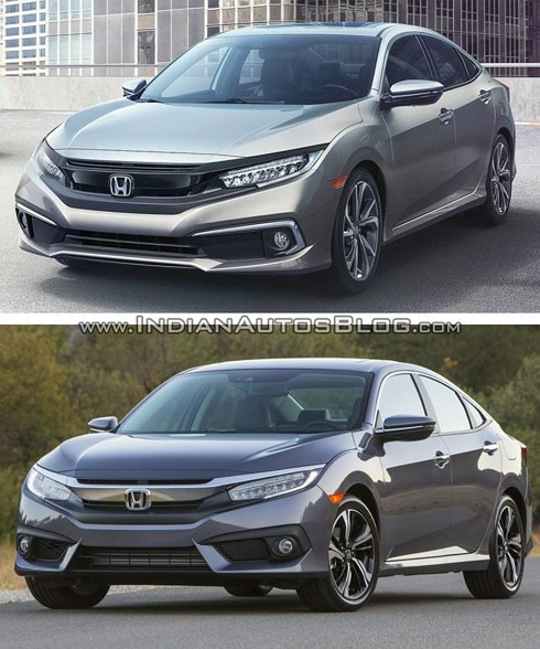 Honda Civic 2016 và Honda Civic 2019 có gì khác biệt?