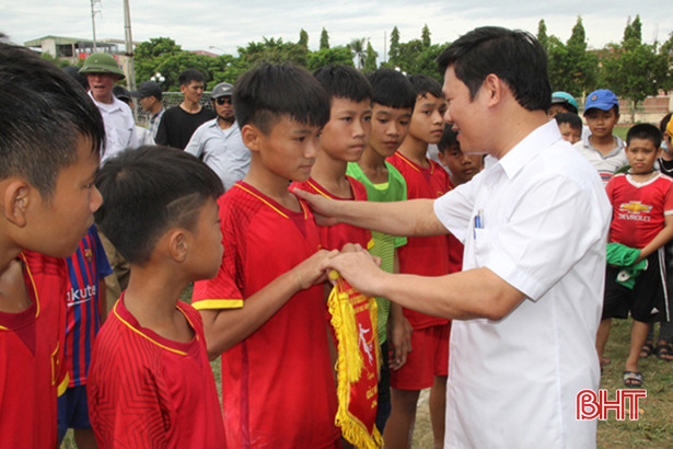 Cổ Đạm vô địch Giải bóng đá thiếu niên huyện Nghi Xuân