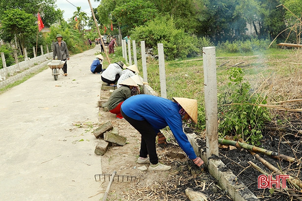 “Đổ” hơn 1 tỷ đồng, Thạch Sơn tăng tốc về đích nông thôn mới