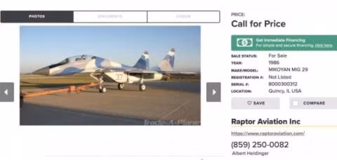 Mỹ rao bán MiG-29 giá bèo