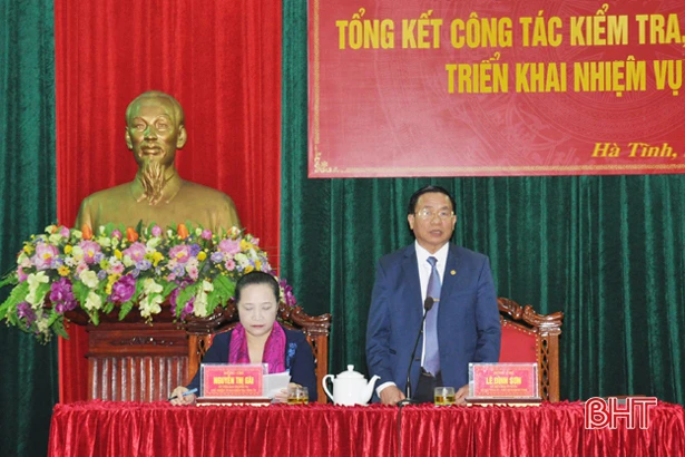 Đảng bộ Hà Tĩnh phát huy vai trò người đứng đầu trong kiểm tra, giám sát