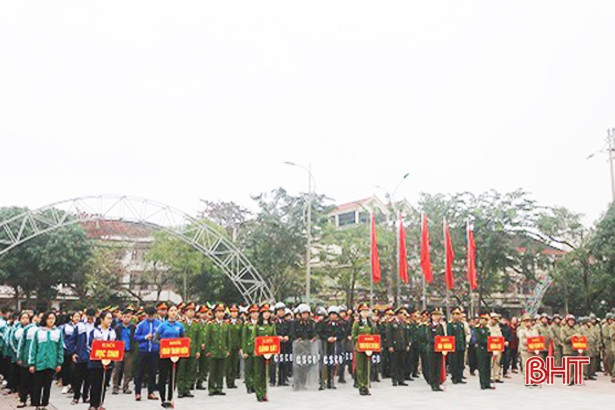 TP Hà Tĩnh ra quân cao điểm tấn công trấn áp tội phạm dịp Tết Nguyên đán