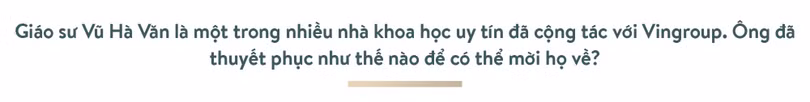 Ông Phạm Nhật Vượng: Thế giới phải biết Việt Nam trí tuệ, đẳng cấp