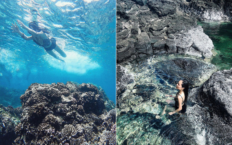 3 hồ bơi tự nhiên giữa biển ở Việt Nam