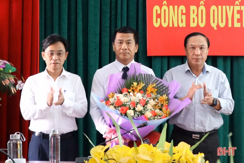 Ông Võ Xuân Linh giữ chức Phó Bí thư Thường trực Huyện ủy Can Lộc