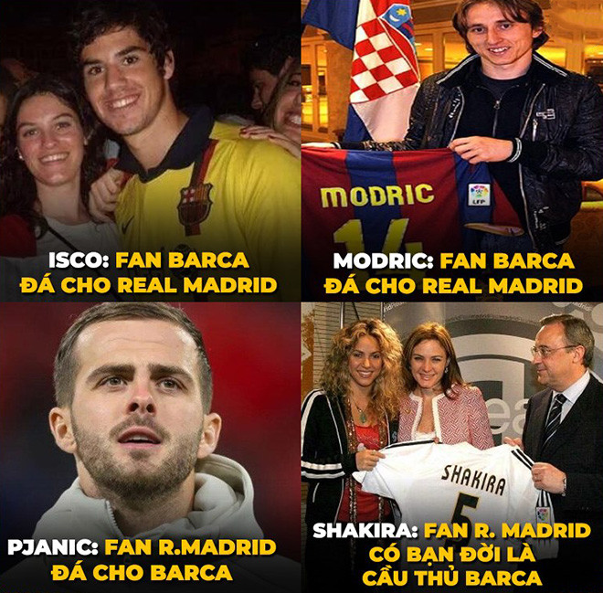 Ảnh chế: Barca có pha đổi người “cồng kềnh” khiến fan ngán ngẩm