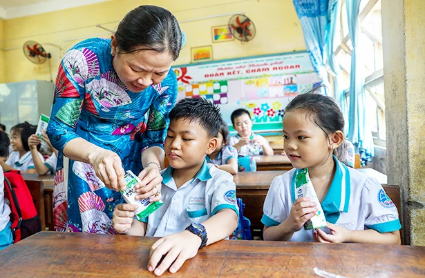 Nhân rộng niềm vui mang tên “Sữa học đường”
