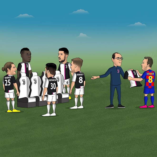 Ảnh chế: Barca có pha đổi người “cồng kềnh” khiến fan ngán ngẩm