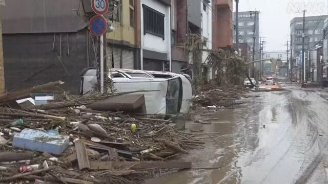 Số người thiệt mạng, mất tích do mưa lũ tại Nhật Bản tăng nhanh