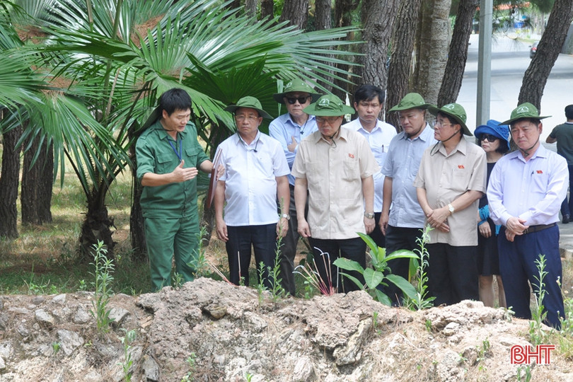 Phó Chủ tịch Quốc hội Phùng Quốc Hiển dâng hương tại Ngã ba Đồng Lộc