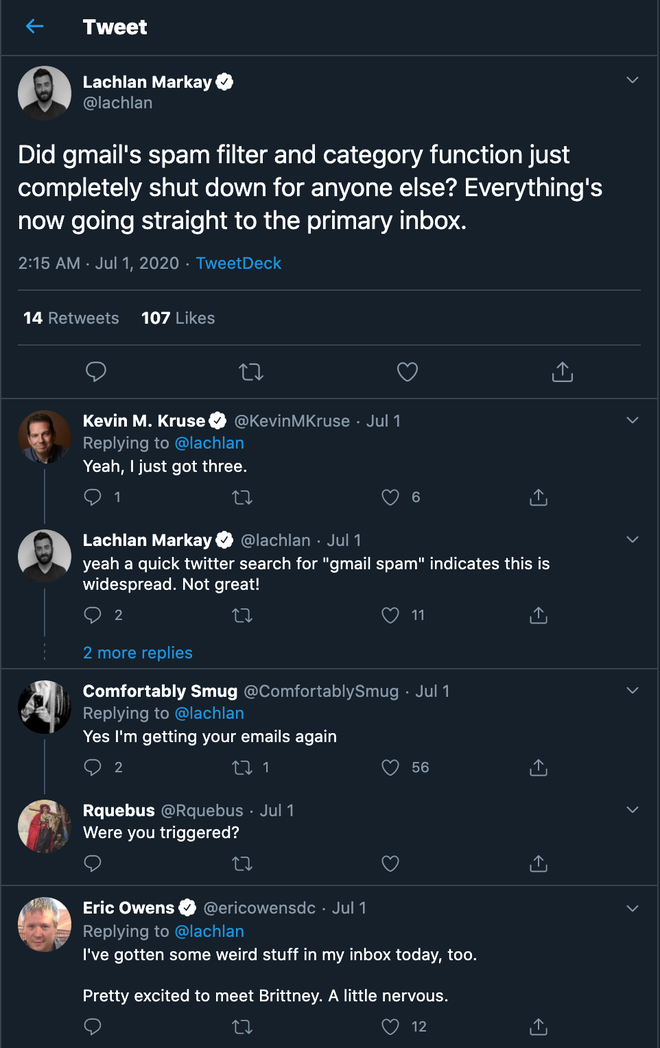 Gmail mắc lỗi, hàng triệu người có thể gặp rủi ro