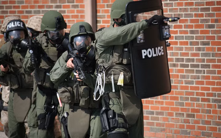 photo xem doi phan ung dac biet cua thuy quan luc chien my dien tap