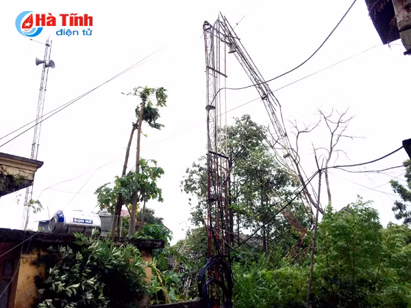 hinh anh thiet hai ban dau do bao so 10 tai ha tinh