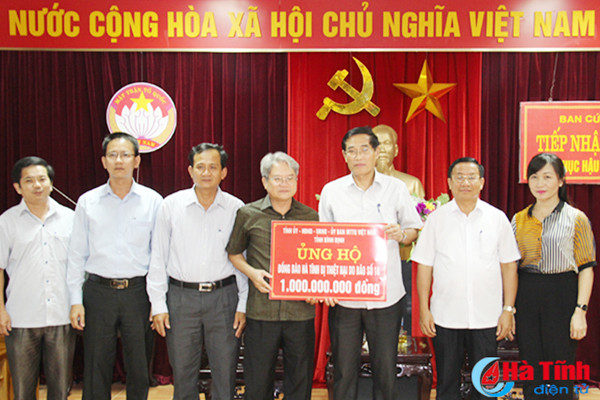 binh dinh ho tro ha tinh 1 ty dong khac phuc thiet hai do bao so 10