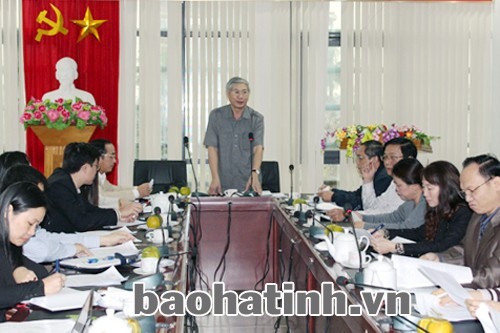 Đại diện Ban VHXH – HĐND tỉnh đánh giá cao hiệu quả trên các lĩnh vực VH-TT&DL trong năm 2013