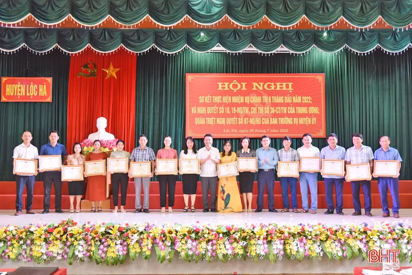 Đảng bộ Lộc Hà tiếp tục tập trung thực hiện tốt công tác xây dựng Đảng