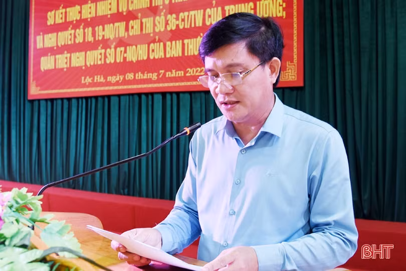 Đảng bộ Lộc Hà tiếp tục tập trung thực hiện tốt công tác xây dựng Đảng