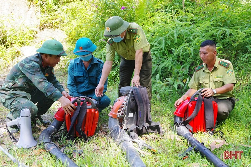 Bộ đội Hà Tĩnh chủ động, tích cực tham gia phòng chống cháy rừng
