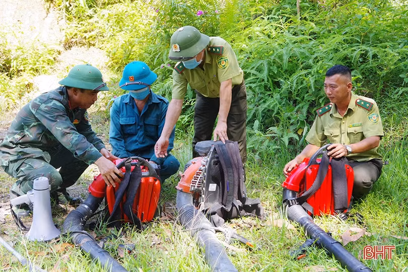 Bộ đội Hà Tĩnh chủ động, tích cực tham gia phòng chống cháy rừng