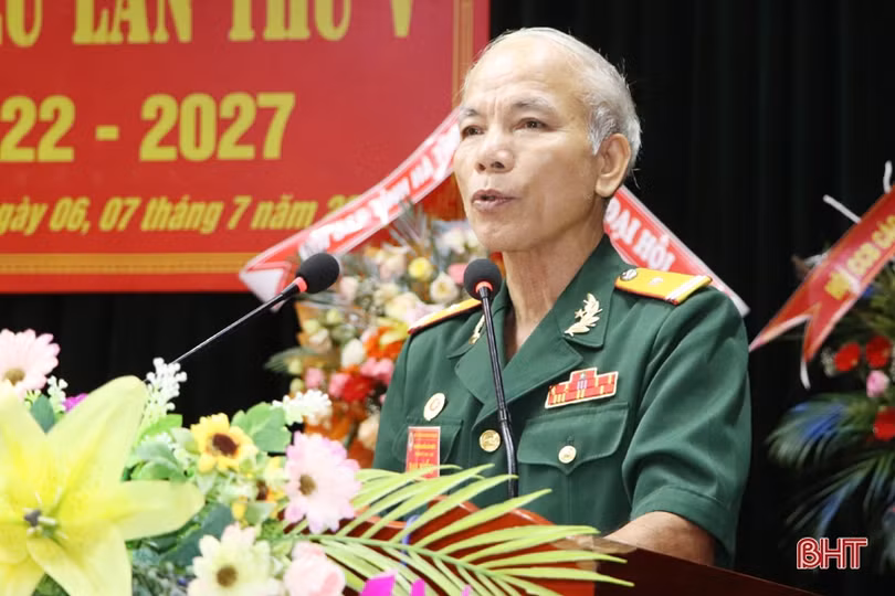 Ông Nguyễn Quang Thìn được bầu giữ chức Chủ tịch Hội CCB huyện Vũ Quang khóa V