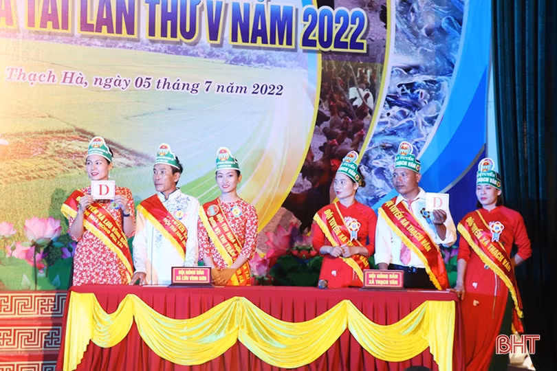 Lưu Vĩnh Sơn nhất Hội thi Nhà nông đua tài huyện Thạch Hà lần thứ V năm 2022