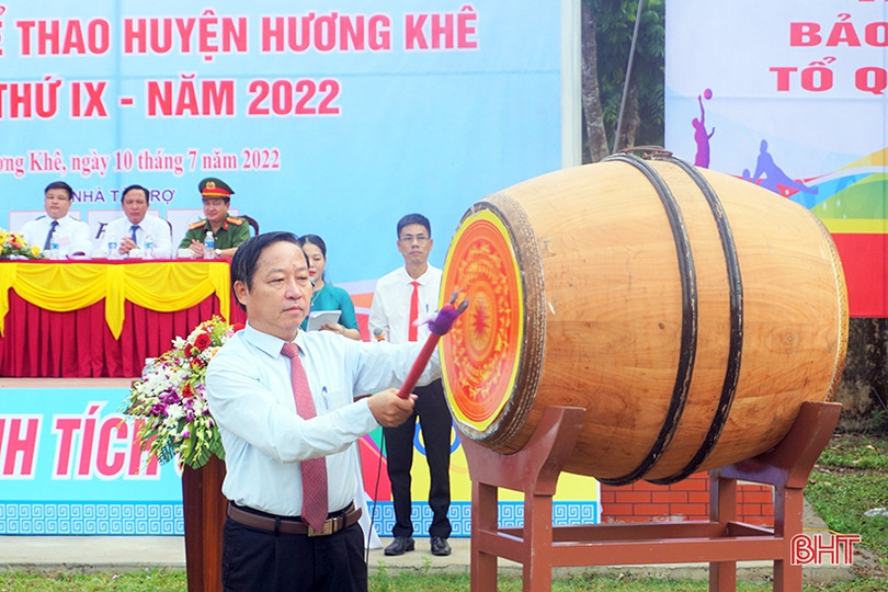 Hơn 500 vận động viên tham gia Đại hội Thể dục Thể thao huyện Hương Khê lần thứ IX