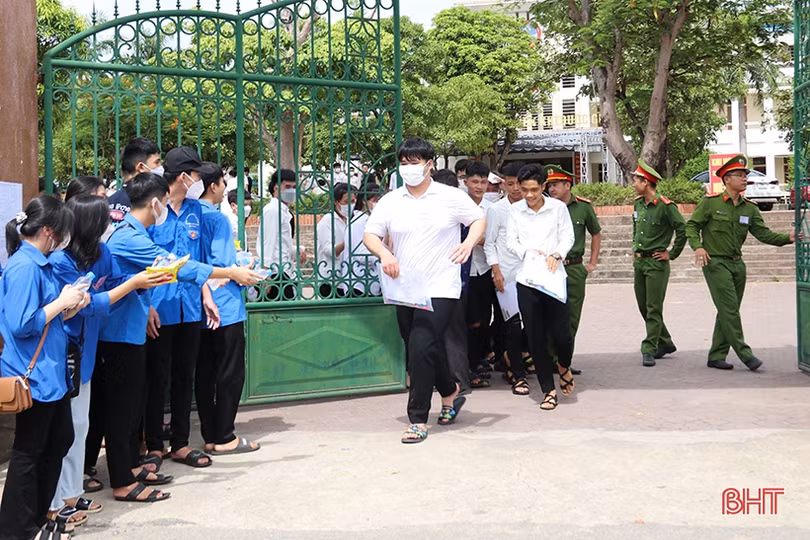 Ngày đầu thi tốt nghiệp THPT ở Hà Tĩnh: Không có thí sinh vi phạm quy chế