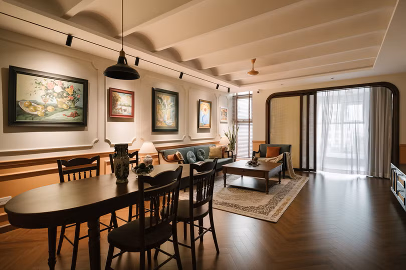 Căn hộ trần lượn sóng