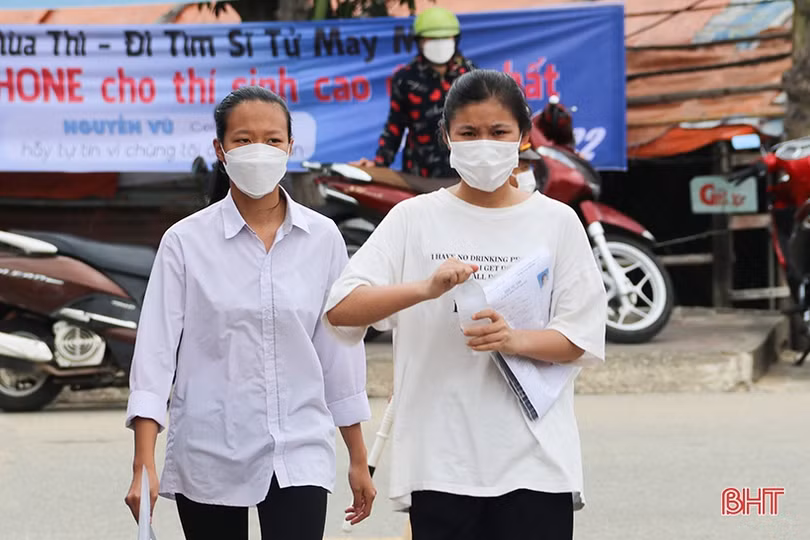 Ngày đầu thi tốt nghiệp THPT ở Hà Tĩnh: Không có thí sinh vi phạm quy chế