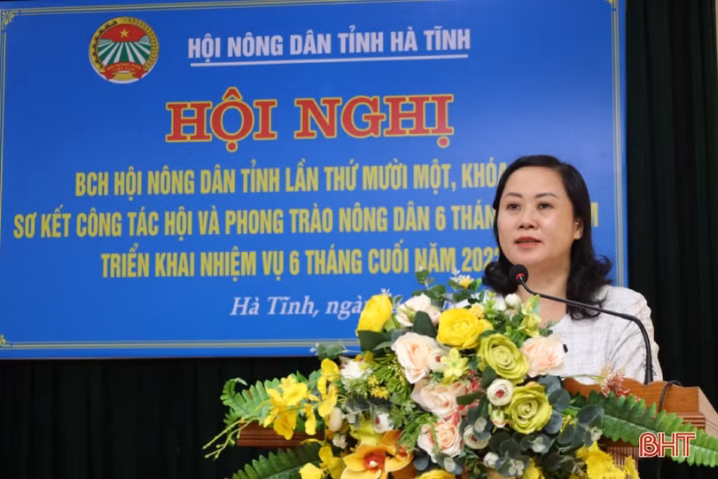 Hội Nông dân Hà Tĩnh đặt ra 11 nhiệm vụ trọng tâm trong 6 tháng cuối năm