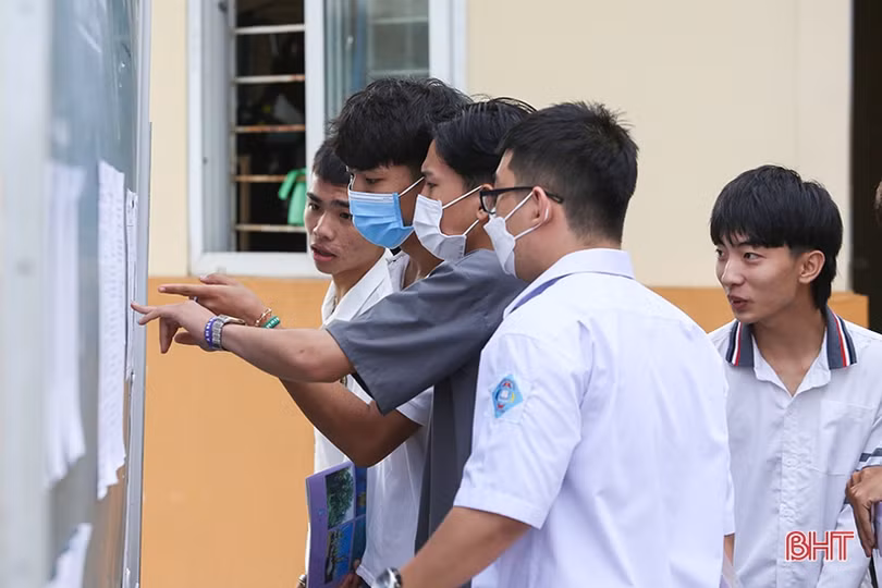 Hơn 16.800 thí sinh Hà Tĩnh làm bài thi tổ hợp Khoa học tự nhiên và Khoa học xã hội