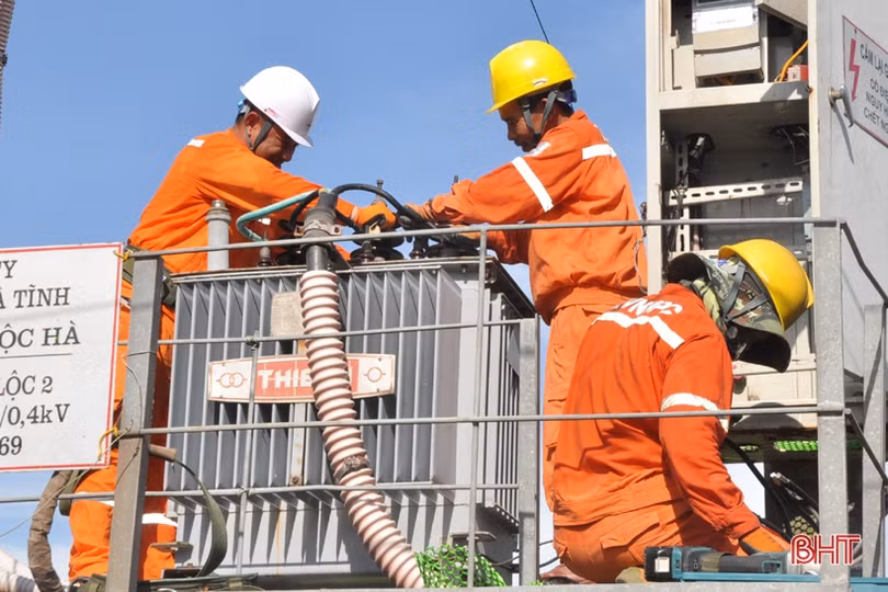 Sản lượng điện thương phẩm của Điện lực Hà Tĩnh tăng trưởng mạnh